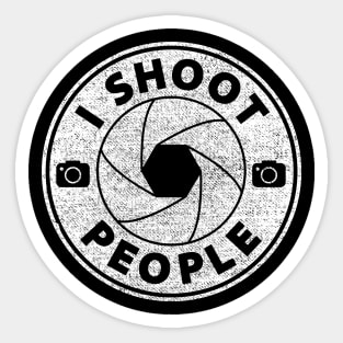 I shoot people. Sticker